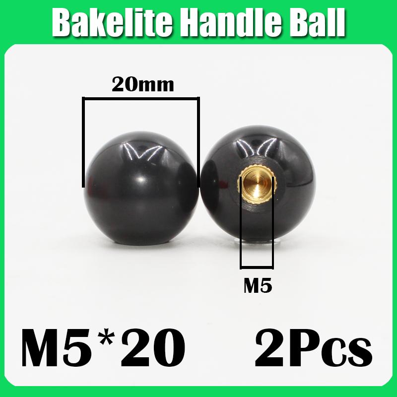 M4 M5 M6 M8 M12 Black/Red Round Ball Resin Ball Knobs Bakelite Lever Knob Grip Handles Of Furniture Or Machine Tool Copper Core