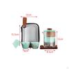 Ceramic Tea Set with Infuser And 3 Cups - Sleek Functional