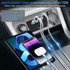 2PCS 3 Ports 12V RV USB Outlet 72W, Gibbab Dual USB QC3.0 36W & PD3.0 Type-C Quick Charge 36W Panel Wall Mount, Automotive Car Socket Charger Adapter
