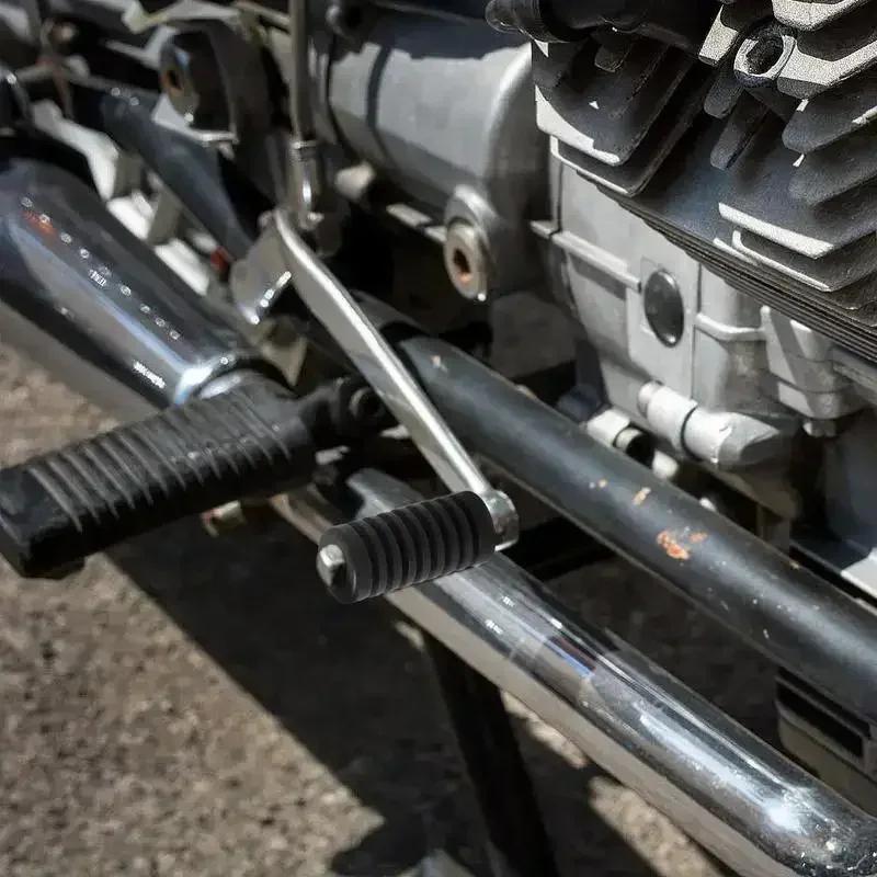 2 Stück Motorrad Schalthebel Fußpolster Pedal Gummiabdeckung Universale Pedalabdeckung Schalthebel Pad Für Yamaha Suzuki Kawasaki