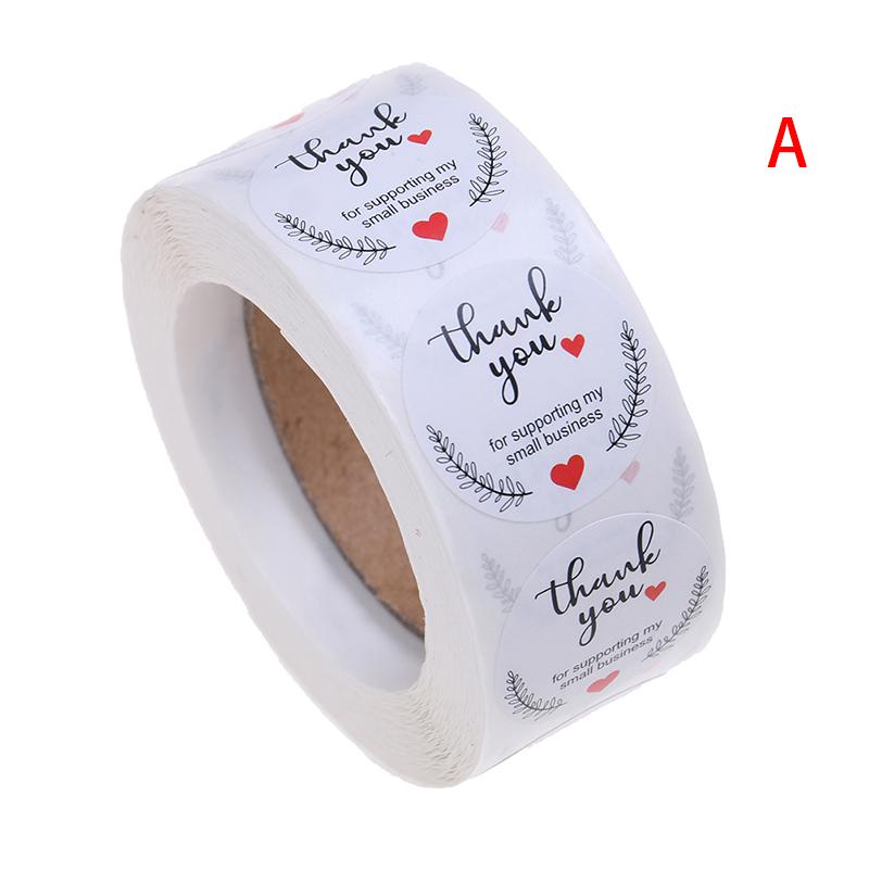 

500 шт. круглых наклеек «Спасибо» Этикетки-печати Этикетки Наклейки Скрапбукинг as the picture