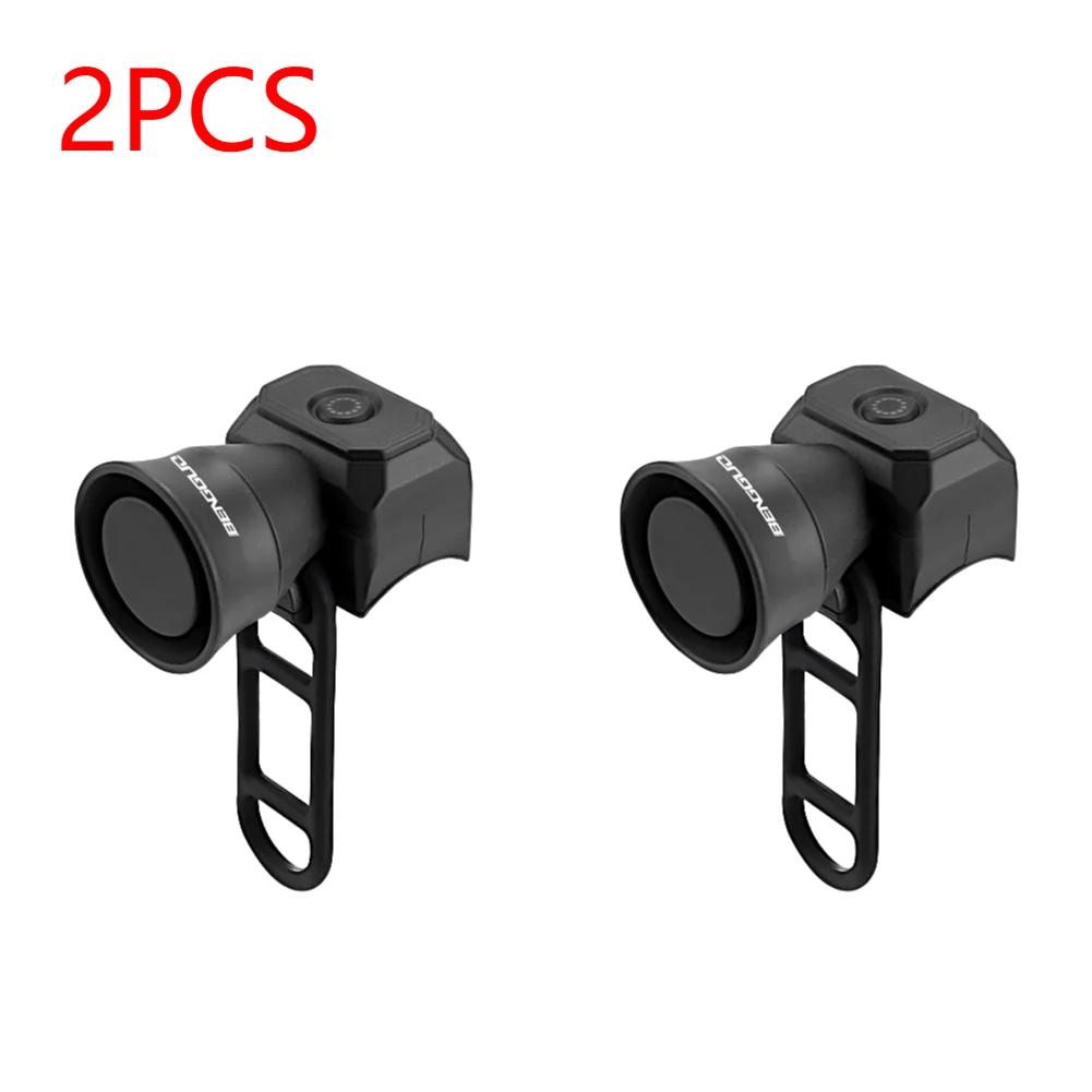 

120db Electric Bike Horn 5 Sound Modes for Adults/Kids Electric Bike Bell Waterproof USB Rechargeable Battery for Mountain Bike