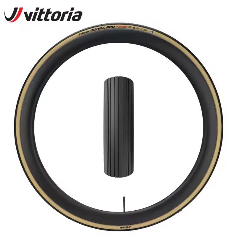 VITTORIA Corsa Pro Bicycle Road Tire Tube Type 700x 28c/30c Professional Race Tyre Support Hookless Rims 300TPI Folding Tire