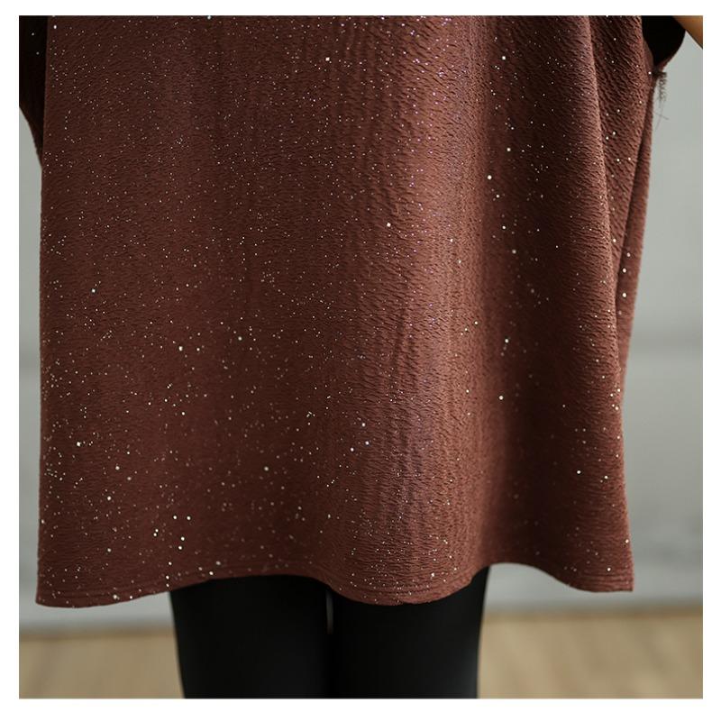 DIMANAF 2025 New Summer Plus Size Tops Tees Casual T-Shirt Women Short Sleeve Solid Loose Oversized