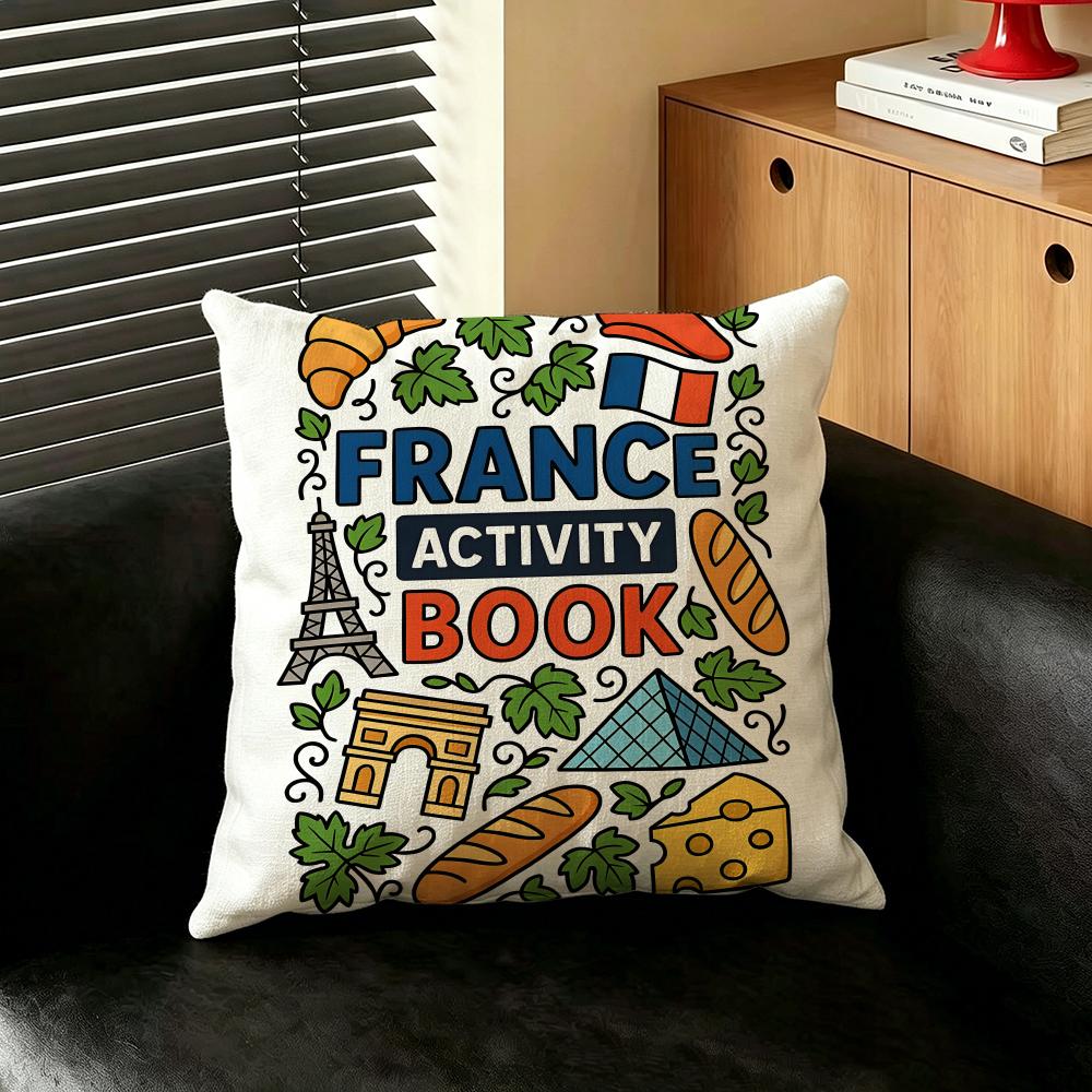 Art FFrance CCulture SSeries Cushion Cover Creative pillowcases for interior decoration office living room home Car hot