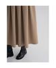 8seconds Belted Pleated Long Skirt Beige