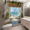 Elegant Tropical Beach View Waterproof Shower Curtain – Perfect for Bringing a Relaxing and Paradise-Inspired Atmosphere