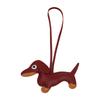 Mode Auto Dackel Hund Keychain PU Leder Hund Schlüsselanhänger Schlüssel Schmuckstück Tasche Halter Für Frauen Je Y7L9