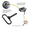 Tractor Towing Hitch Pin 1/2 Inch Securely Hitch Lawn Tow Behind Attachment Heavy Duty Hitch Pin Accessories Trailer Gate Pin