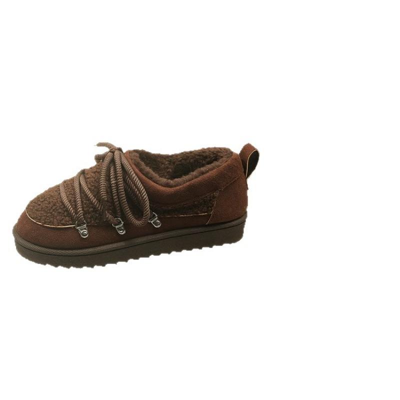 Fashion Large Size Thick Soled Cotton Shoes Snow Boots For Women in Winter 2025, New Fashionable Sports and Leisure Snow Boots for Women