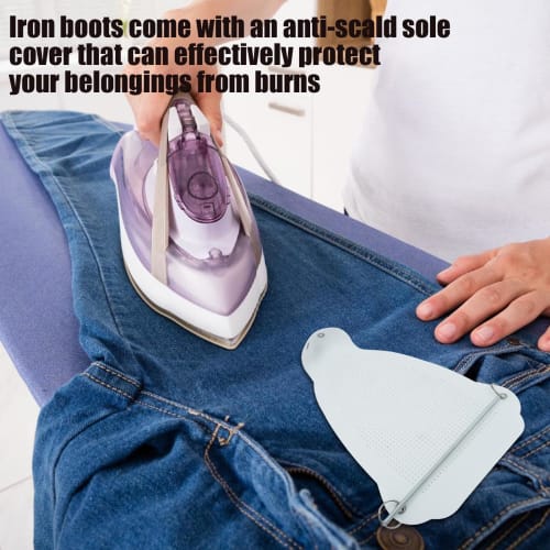 Iron Bottom Protector - Heat-Resistant Iron Shoe Cover, Ironing Board Protector | Protective Iron Bottom Guard Shield, Iron Base Protector, Electric I