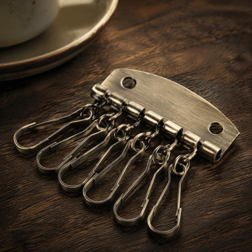 Gold/Bronze Color Key Ring Organizer Key Organizer Design Key Row Wallet For DIY Crafting