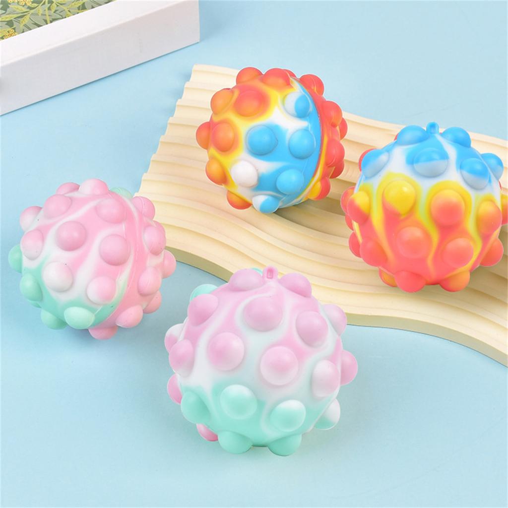Multi-colored Ball Stress-relieving Toy, Suitable For Adults And Children (colors Are Random)