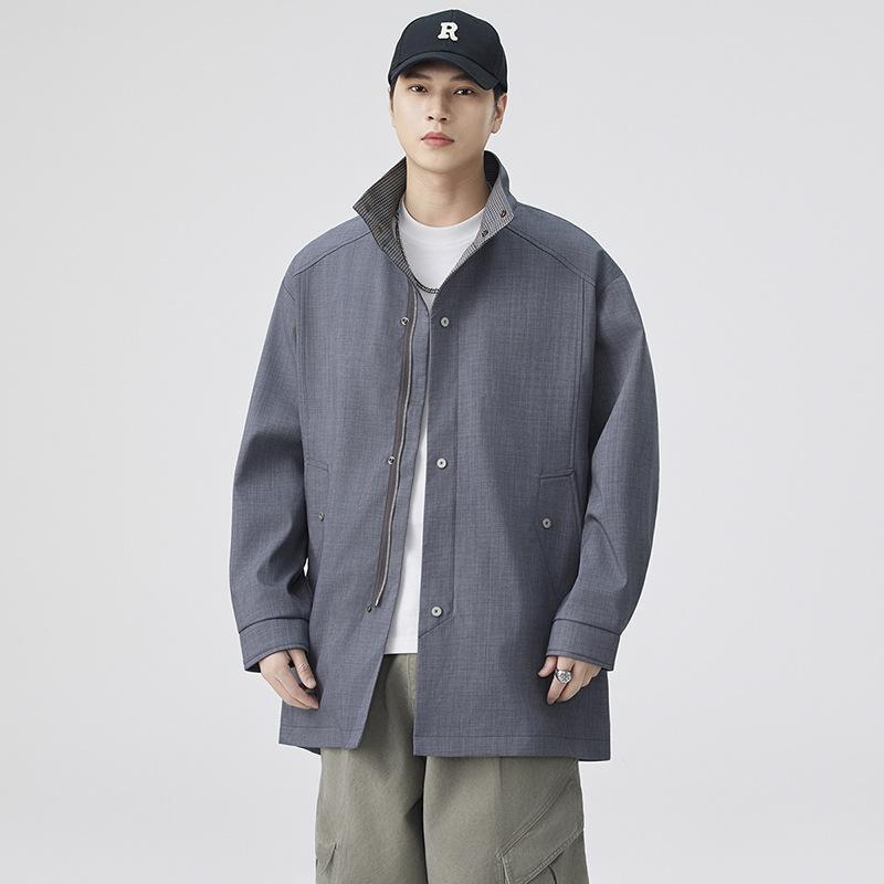 Men's Coat 2025 New Jacket Jacket Jacket Fashion Trend Loose Casual Windproof