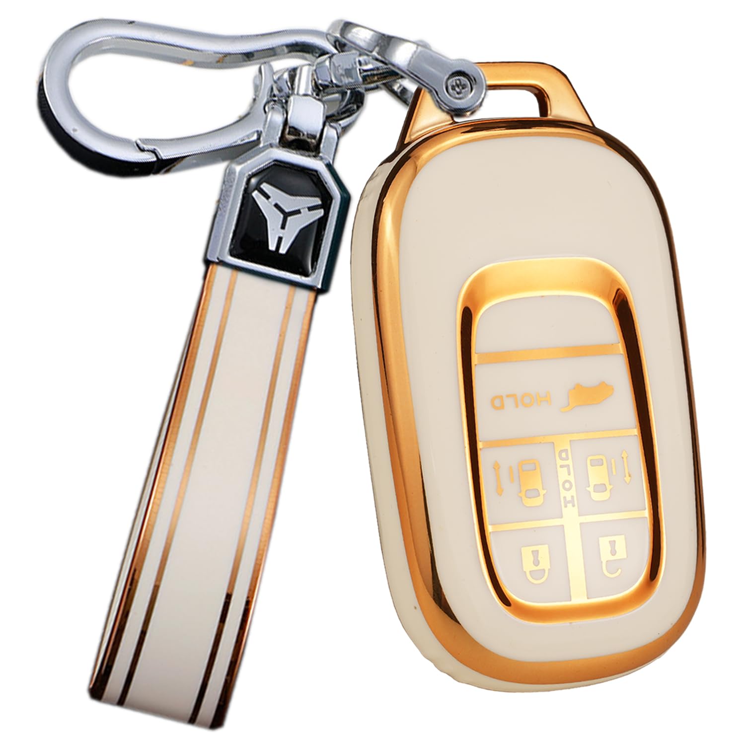 ONTTO Honda Smart Key Case Key Cover Key Holder Made type 4 белый