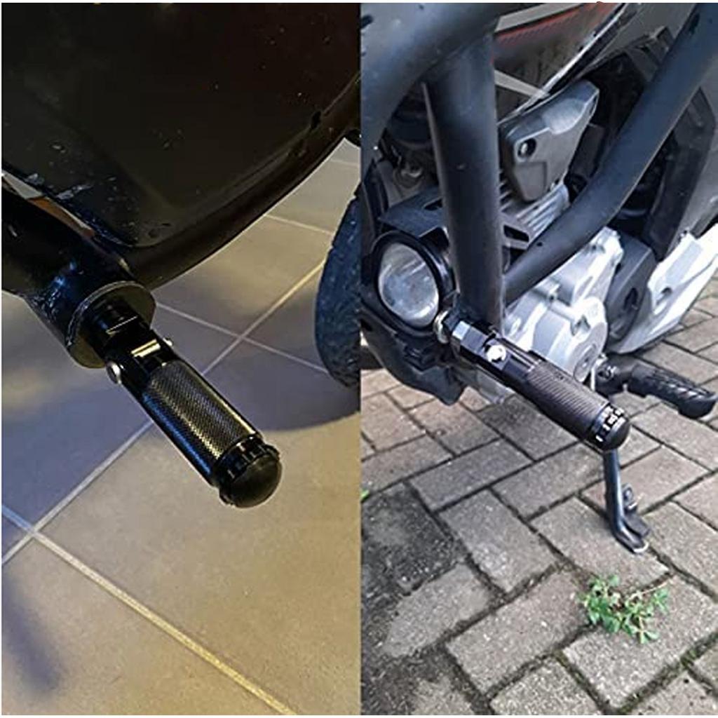 Motorcycle Folding Aluminum Alloy Foot Rest Pedal Replacement Footrest