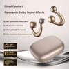 Offener Stil Bluetooth 6.0 Ohrhörer Ohrklemme Kabellose Kopfhörer Leistungsanzeige Lange Akkulaufzeit Stereo Sound Ohrstöpsel Unterstützung für Dual-Geräteverbindung Headsets