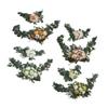2pcs Artificial Wedding Arch Flowers Colorfast Exquisite Romantic Wedding Welcome Signs Floral Decor