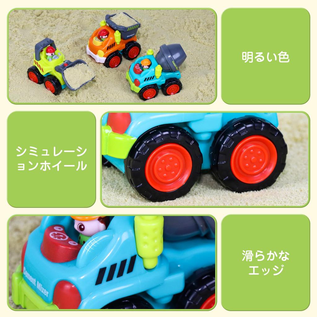 MAVEKID Mini Car Toy Working Car Car Toy Excavator Toy Boys Girls Educational Toy 1 Year Old Birthday Present 2 Year Old 3 Year Old Boy Present Toy