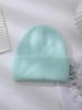 Japanese High-End Women's Rabbit Fur Knitted Beanie - Trendy Autumn/Winter Warm Hat