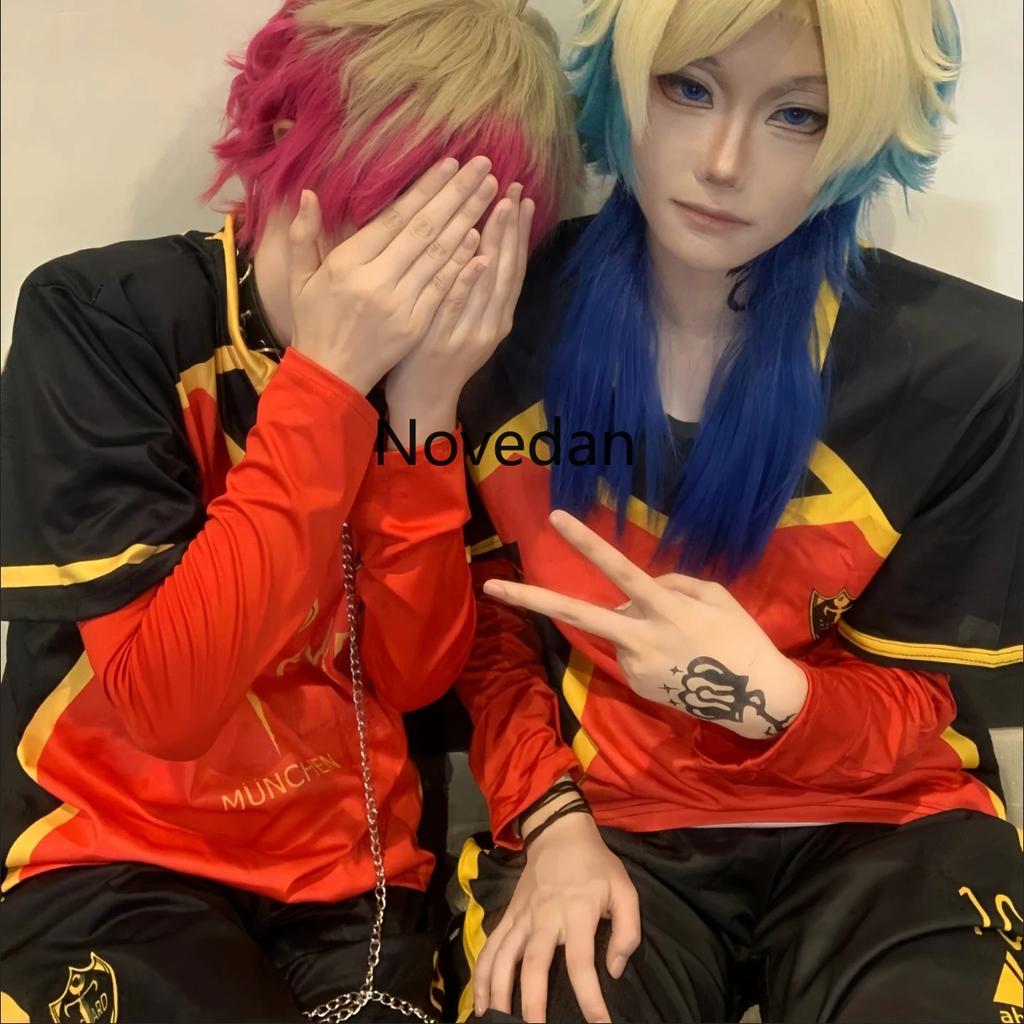 Anime-Cosplay-Kostüm „Blue Lock“: Ness Kaiser, Isagi, Nagi, Reo, Itoshi, Sae, Shidou, Ryuusei – Cosplay-Trikot mit Shorts und Uniformkleidung