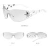 Cool Sunglasses for Girls Boy Outdoor Wear Travel Futurists Sunglasses Star Futurists Glasses Girls Boy Shades