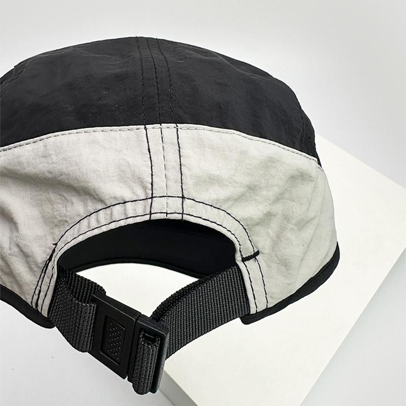 Peaked Drying Fast Color Contrast Blocking Women  Men For Neutral Gender Fresh Hats Short Eaves Breathable Mesh Sunshade Outdoor Caps Versatile