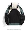 Windschutz Wasserdichte Lose Jacken Herbst Neue Kontrast Farbe Jacke Im Freien Camping Hoodie Mode Herren Kleidung Top