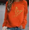 2024 Herbst/Winter Damen Casual Printed Loose Pullover Sweatshirt