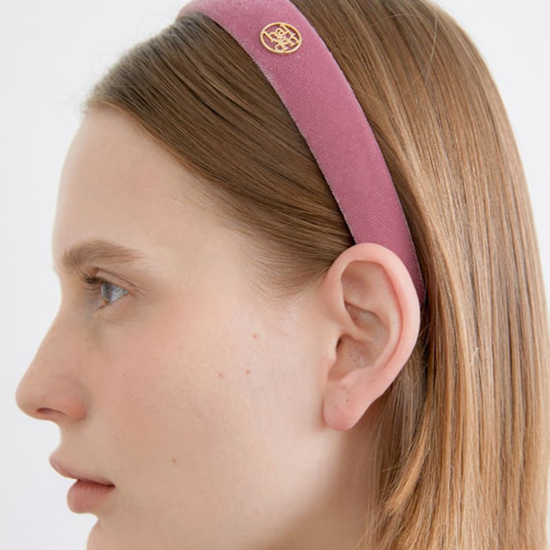 

Холден плоский бархатный ободок (H017_светло-розовый) light pink