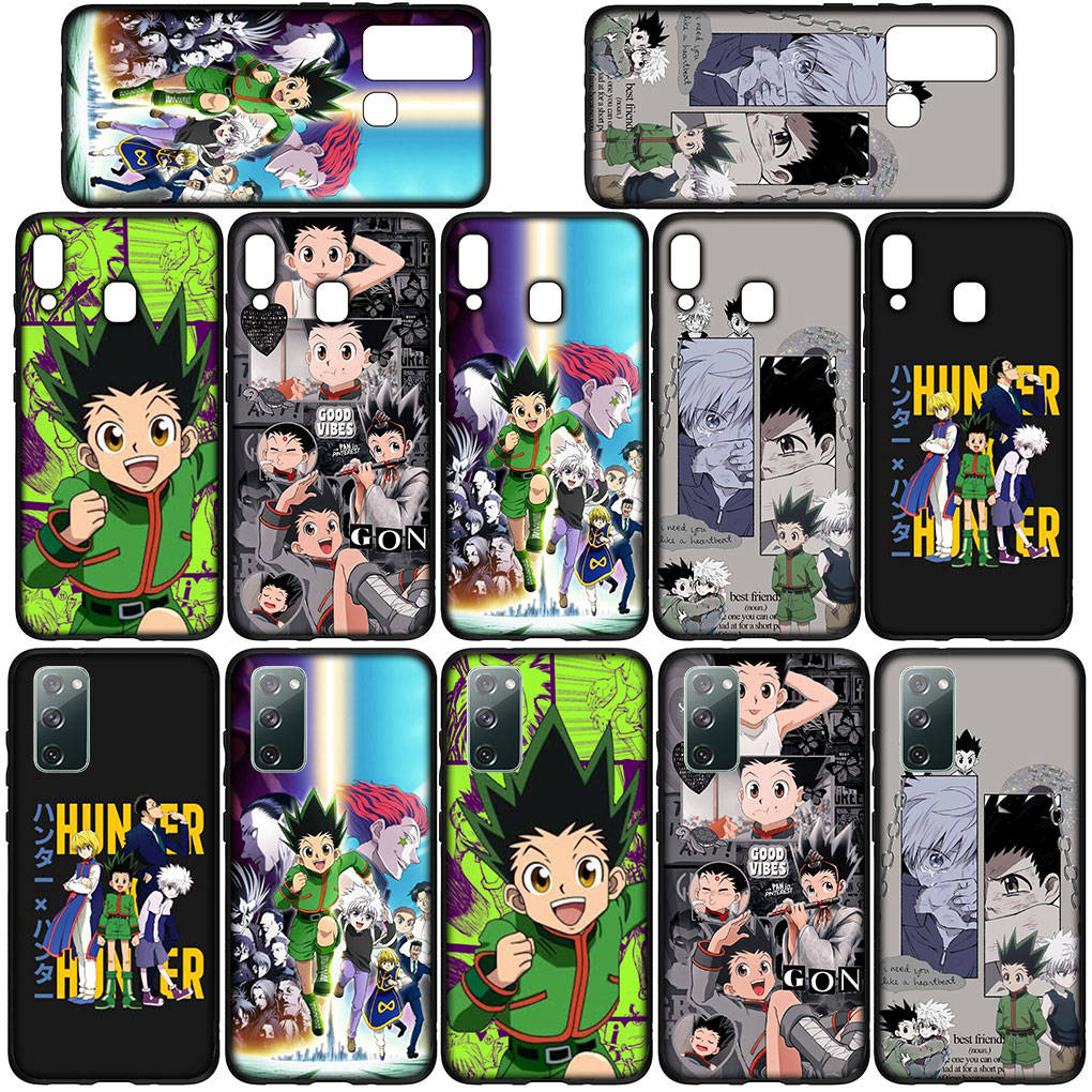 Etui na telefon dla Samsung Galaxy S25 S24 S23 iPhone 16 15 Xiaomi Redmi Note 14 13 12 16E X 11 Pro Max OPPO Moto Huawei Gon Freecss Killua Hunter X Hunter