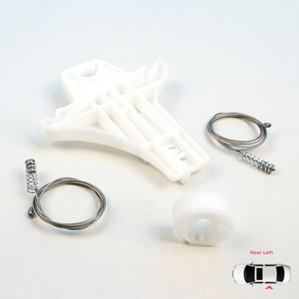 BWR1083 Window Regulator Repair Kit Rear Left for VW Tiguan MK1 5N 2007-2018 5-Door SUV 5N0839461