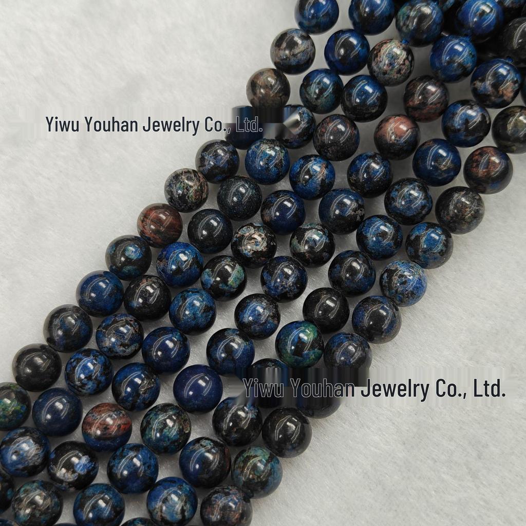 Natural Multicolor Beaded Loose Stone Beads 6-8mm for Handmade DIY Bracelets & Necklaces