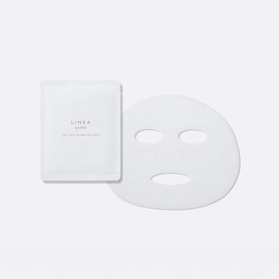LINKA Fair Skin Wrapping Sheet Beautiful Face Giga Bakuchiol Esthè Mask, Mask, Skin, Pack, Biocellulose, White,
