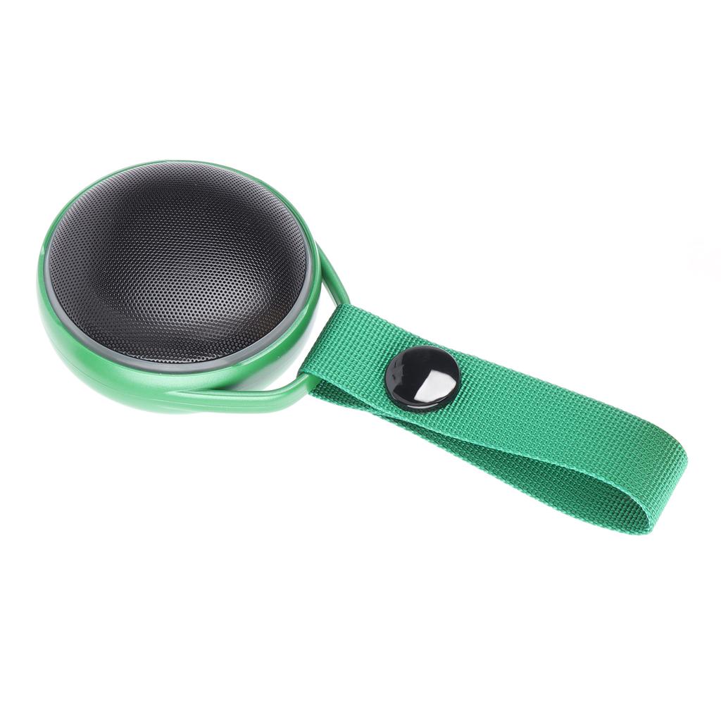 Bluetooth Speaker Green Portable Round Strap Speaker Small Portable Wireless Mini Speaker