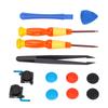 19pcs Repair Joystick Replacement Tool Kit Multifunction Gamepad Repair Tools for SW Game Controller