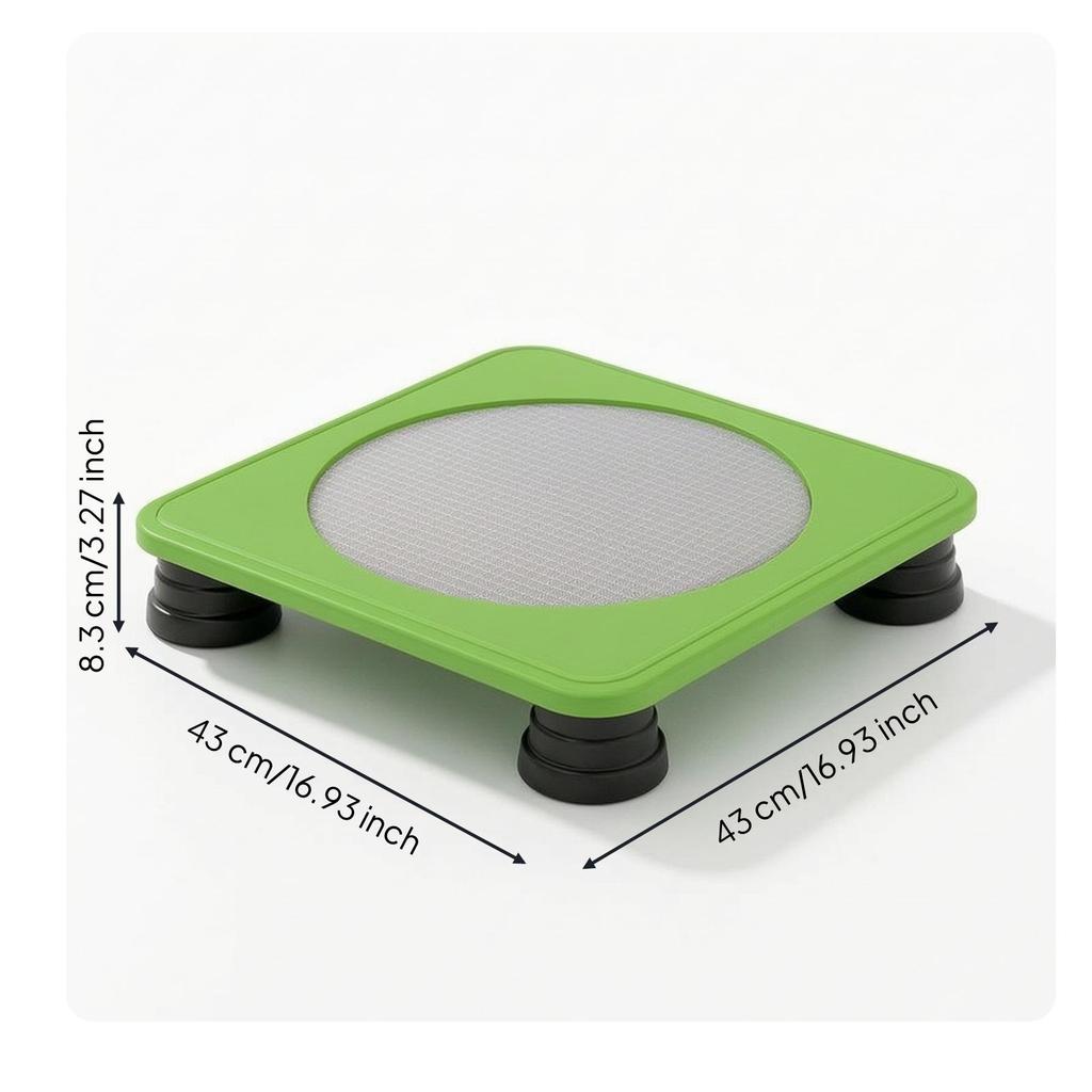 Square Trampolines Rebounder Quiet Jumping Toy for Kids, Young Children,