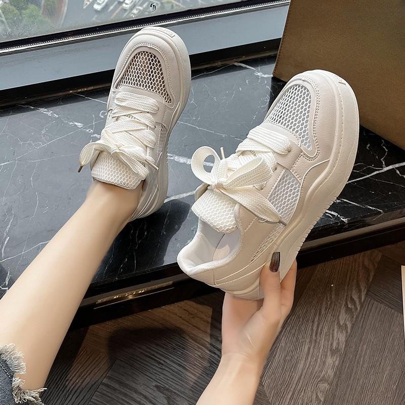 Белые туфли, женская обувь, новая осенняя универсальная весенне-осенняя повседневная спортивная обувь для доски 35