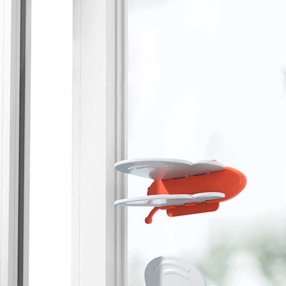 

Замок безопасности Baby Hole free для окон Butterfly Baby Safety Glass Door Lock Защита от перемещения окон