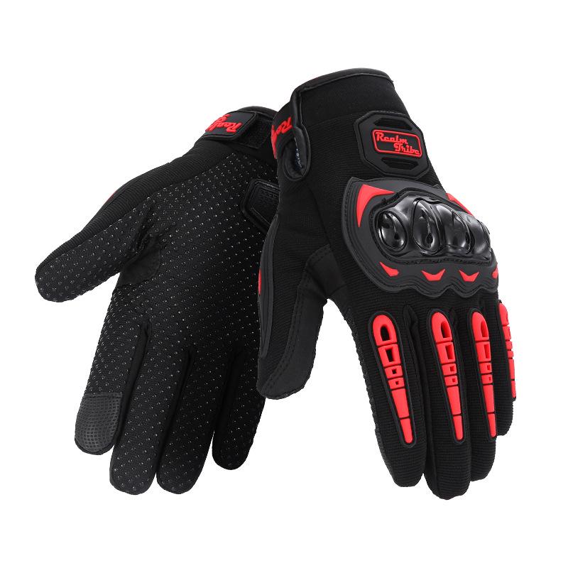 Anti-slip Full-Finger Touchscreen Motorcycle & Racing Gloves for Off-road and Electric Vehicle Riding