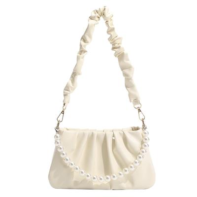 Lapimou Pearl Shoulder Bag, Party Bag, 2-Way, Large Capacity, Women's, MiniSmall, Stylish and Cute, Perfect for Weddings, Yukata, and Coming-of-Age