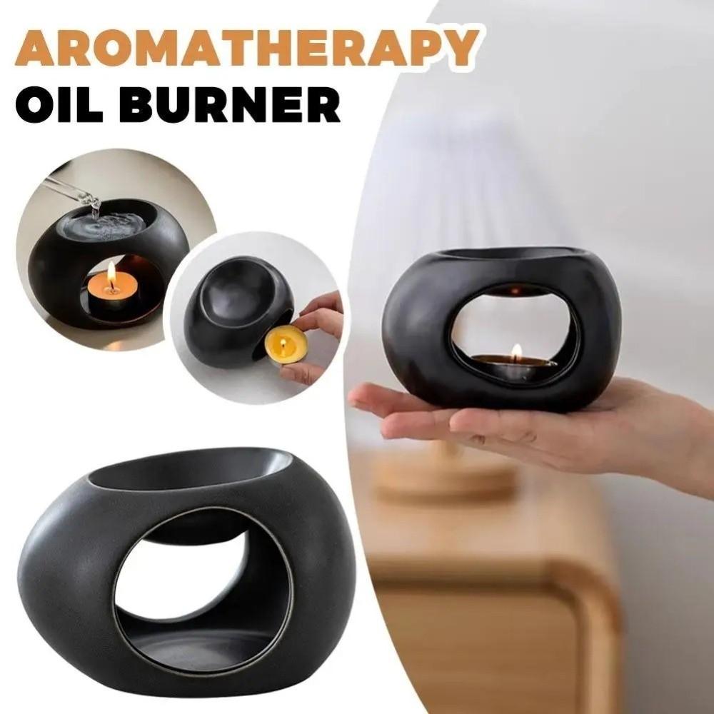 Minimalist Essential Oil Burner Decorative Aromatherapy Burner Candle Heating Holder  Bedroom