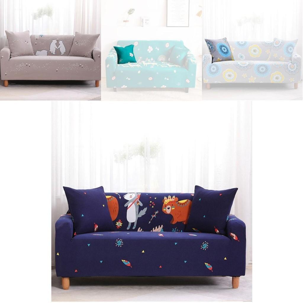 Bohemian Printed Lazy Stretch Sofa Cover Soft Slipcover For Living Room With Great Elasticity And Wrinkle Resistance