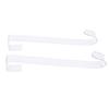 Clear Wreath Hanger Slim Xmas Wreath Holder Over Door Transparent Garland Hook Indoor Decor