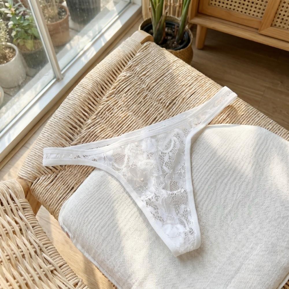 Thin Mesh Men Lace Hollow Thongs Underpants Male Briefs Comfortable Men's Sheer Lace Panties  Male