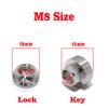 Security Protection Anti Theft Nuts M6 M8 M10 M12 Nuts 304Stainless Steel Mountain Bike Awning Car Accessories LED Light