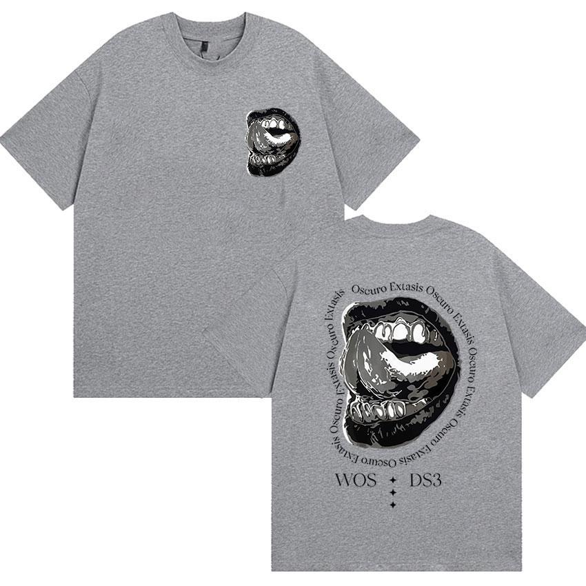 Rapper Wos Ds3 2025 Merch Graphic T-shirt Men Women Pop Music Fashion Short Sleeve T-shirts Hip Hop High Quality Cotton T Shirt