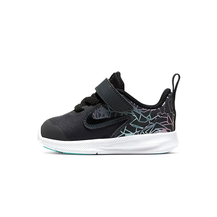 

Nike Downshifter 9 Rebel Non slip Lightweight Low top Running Shoes Black Green Infant And Toddler CI2688-001 27