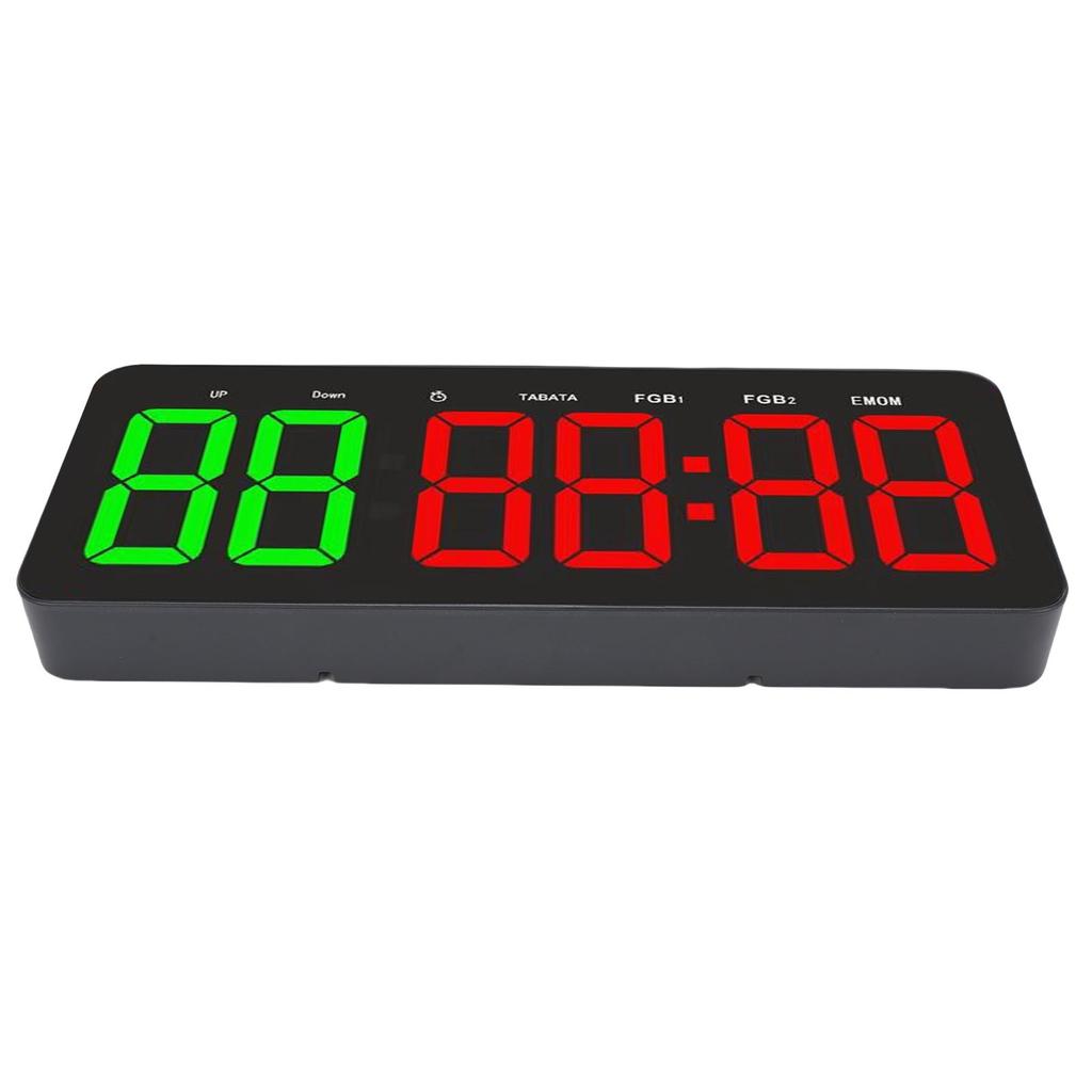 12,4-calowy Timer Gimnastyczny Odliczanie Odliczanie Interwałowy Timer Fitness z Pilotem do Treningu Sportowego