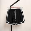 Womens Plus Size Comfy Drawstring Casual Elastic Waist Pocket Loose Shorts Pants